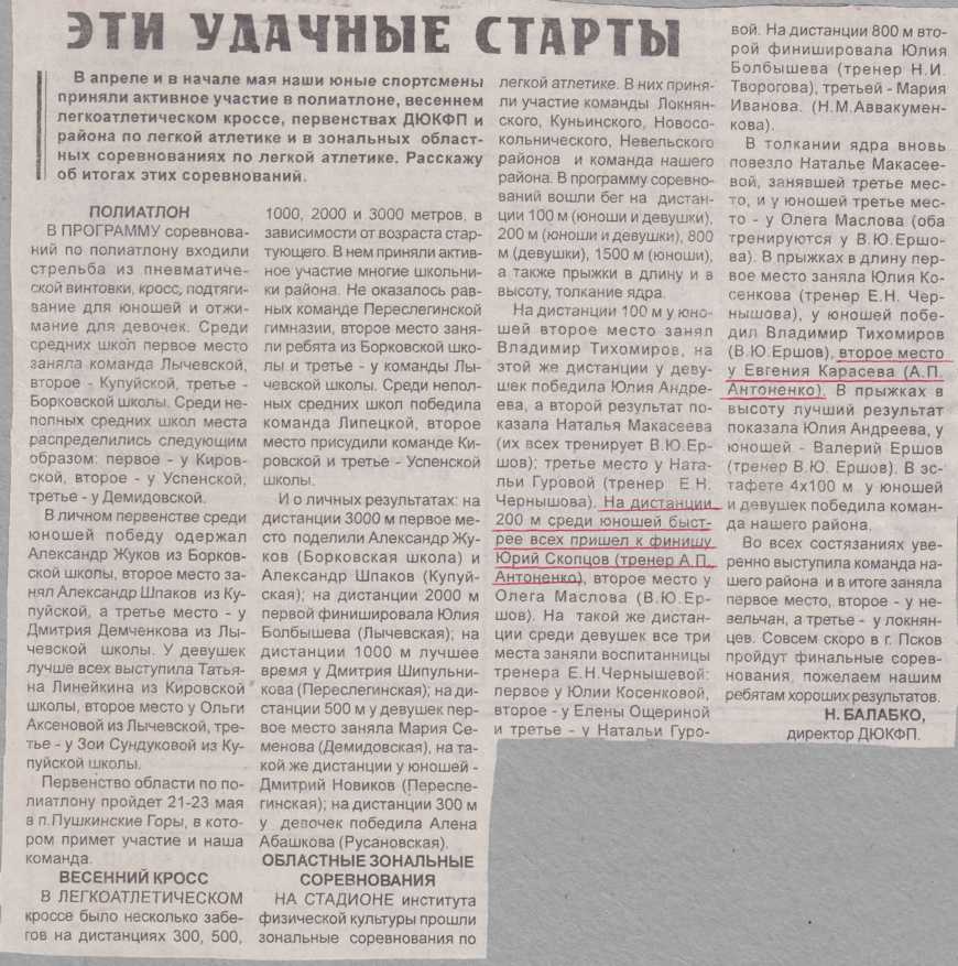 1998-1999 г. Эти удачные старты.